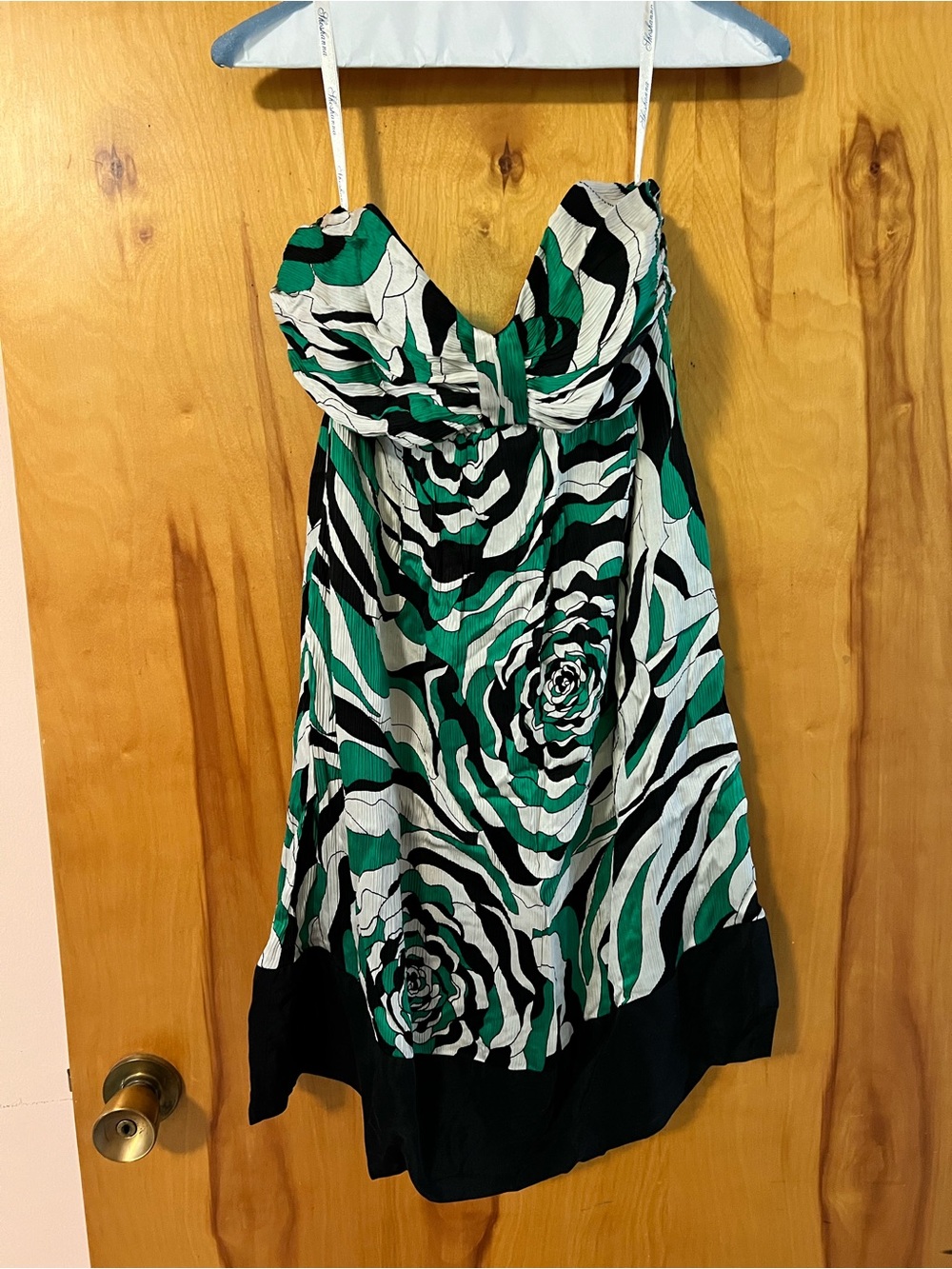 Shoshanna Black Lined Dress with Ivory Label 8